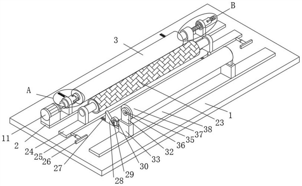 Cloth feeding mechanism with automatic parking function for textile equipment