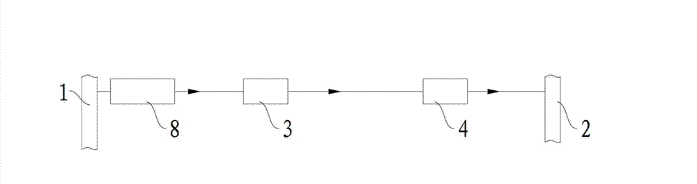 Device for generating power by using pressure difference energy of natural gas delivery pipeline