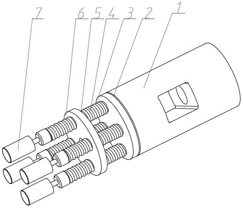Novel high-speed light-gas gun muzzle bullet-separating vibration damping system