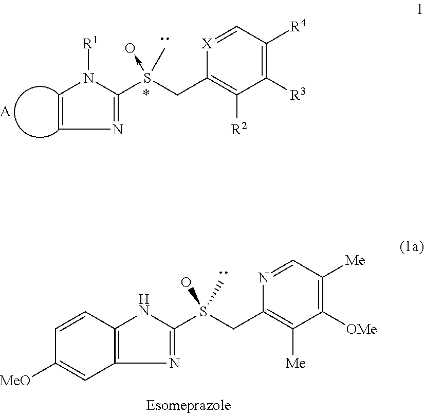 Process for the  preparation of enantiomerically enriched  proton pump inhibitors