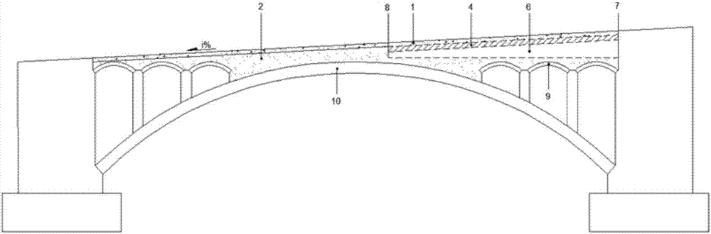 A Method for Reconstruction of Masonry Arch Bridge with Longitudinal Perforation and Constant Load Balance