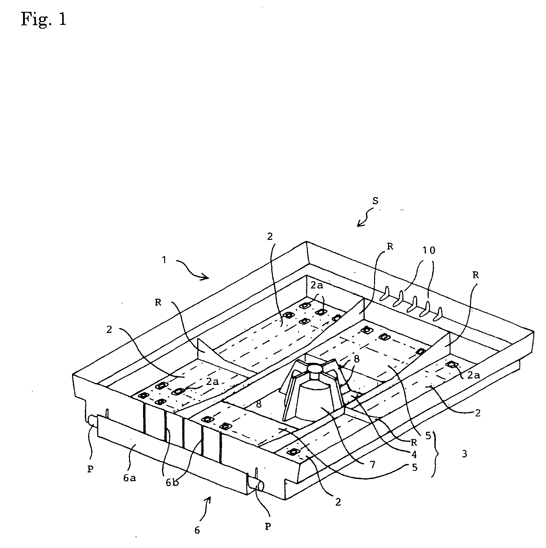 Planting device and planting structure for plants