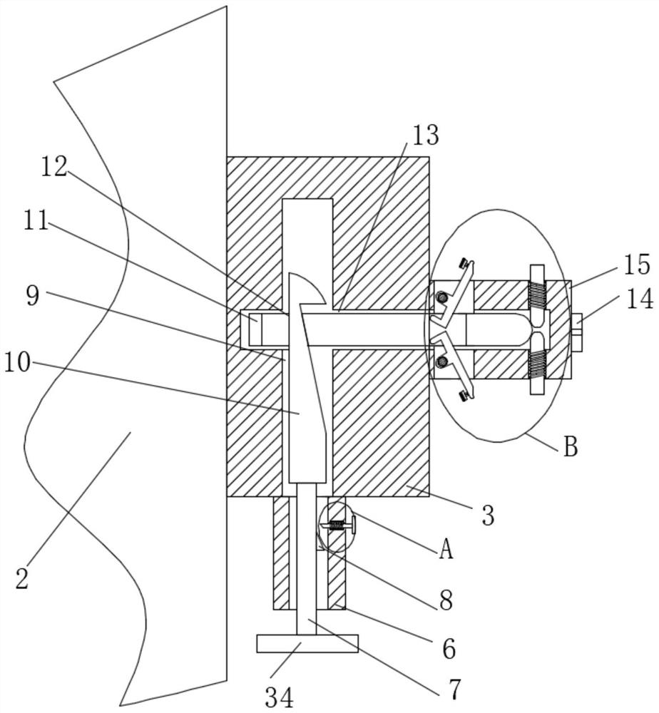 Small fixed-wing unmanned aerial vehicle empennage quick disassembly and assembly mechanism and using method thereof