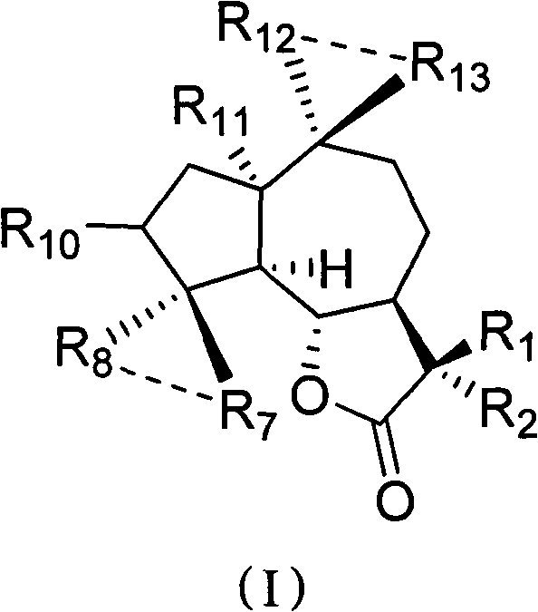 Sesquiterpene lactone compound and uses of derivative thereof in preparation of drugs