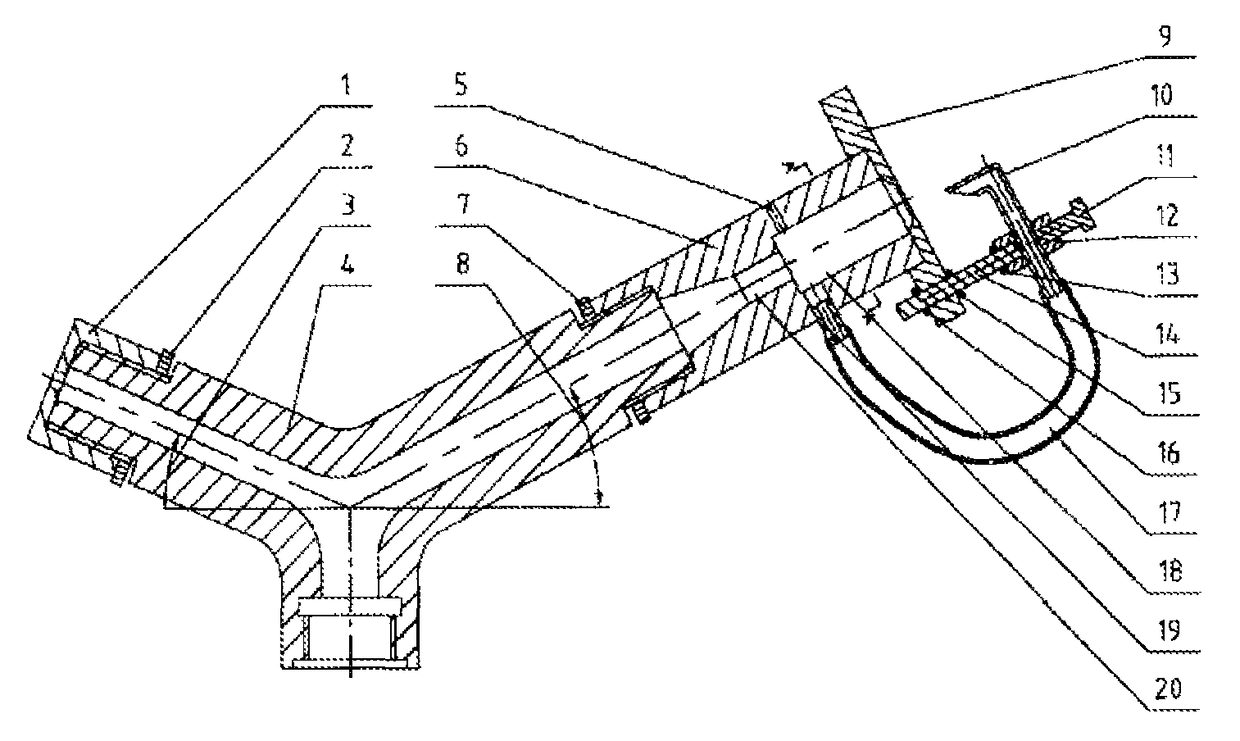 Double-nozzle injector capable of spraying evenly at medium and low pressure