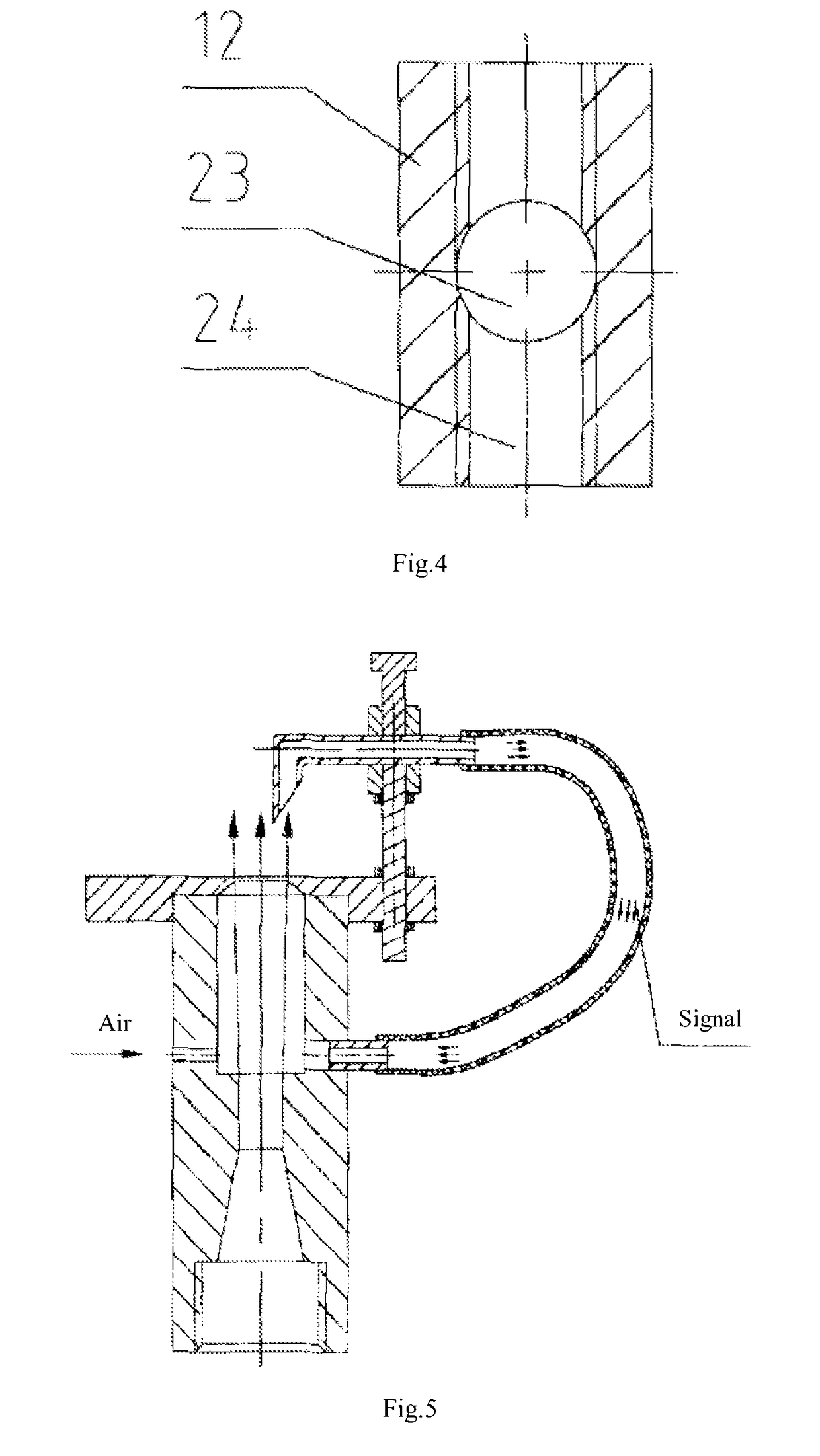 Double-nozzle injector capable of spraying evenly at medium and low pressure