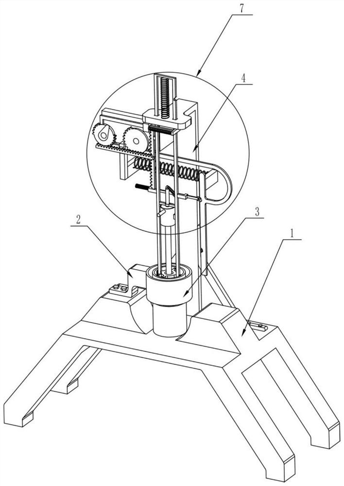 An inflatable ceramic inner wall printing device