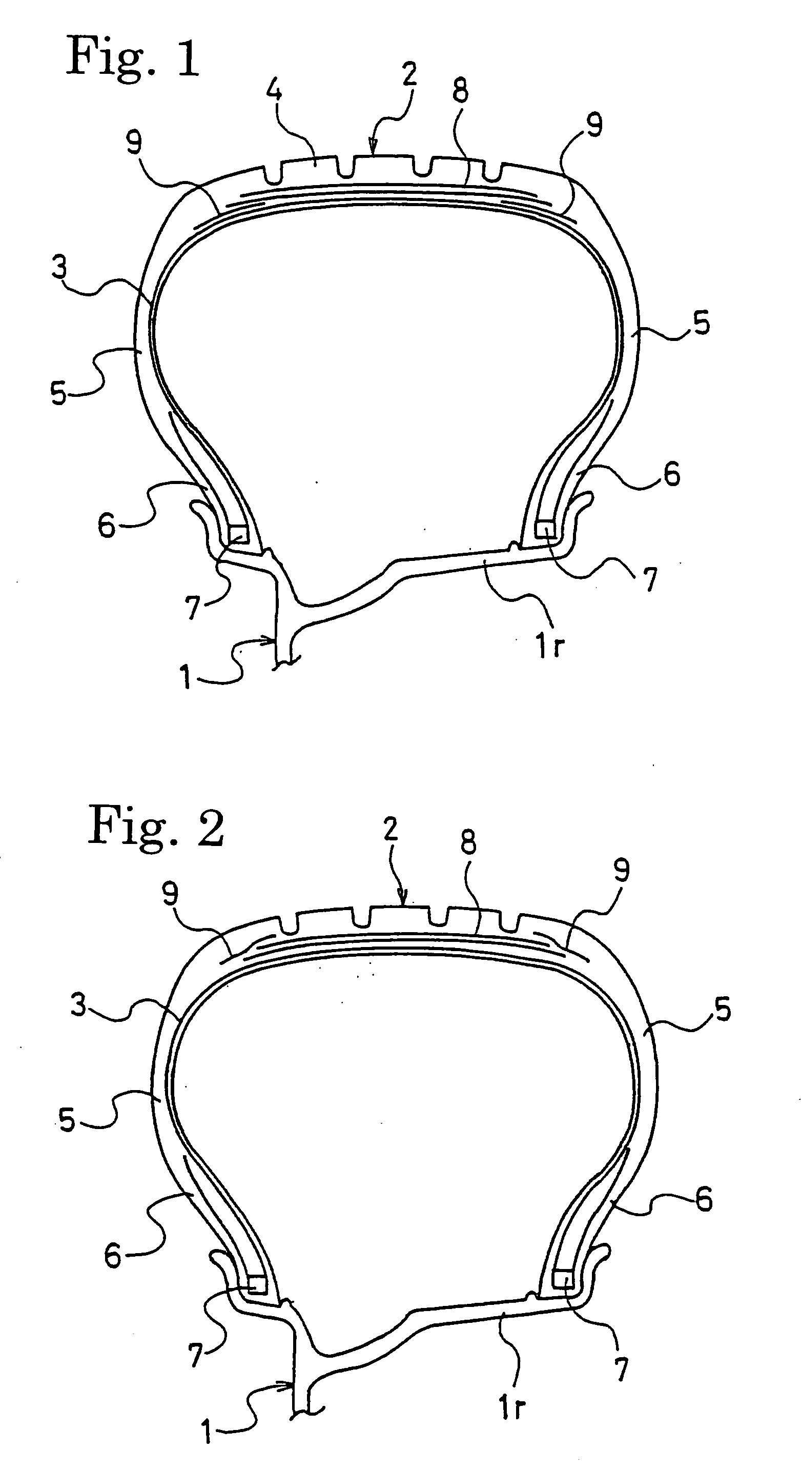 Tire/wheel assembly body