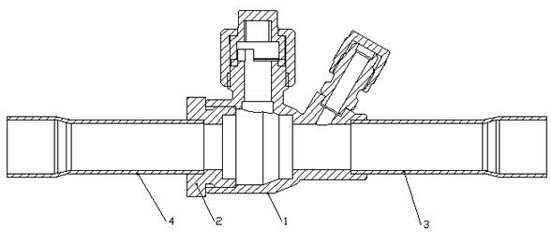 A processing method for ball valve of refrigeration system