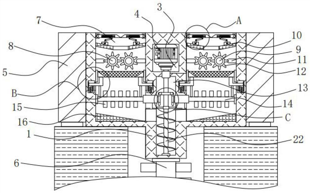 Coal gangue crushing, ball-milling and grouting device