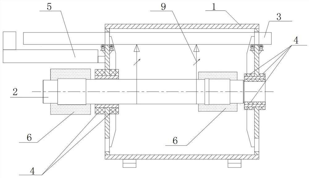 Method for assembling winding drum and winding drum shaft of large ship lift