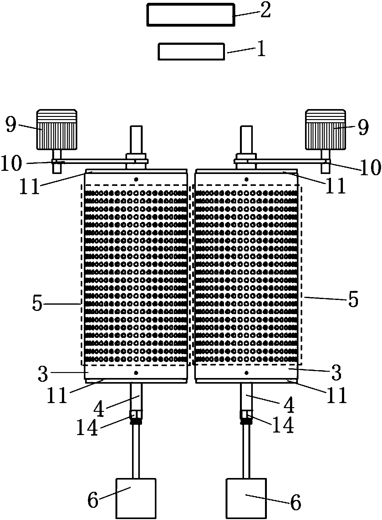 Nanofiber yarn twisting and winding device and use method thereof