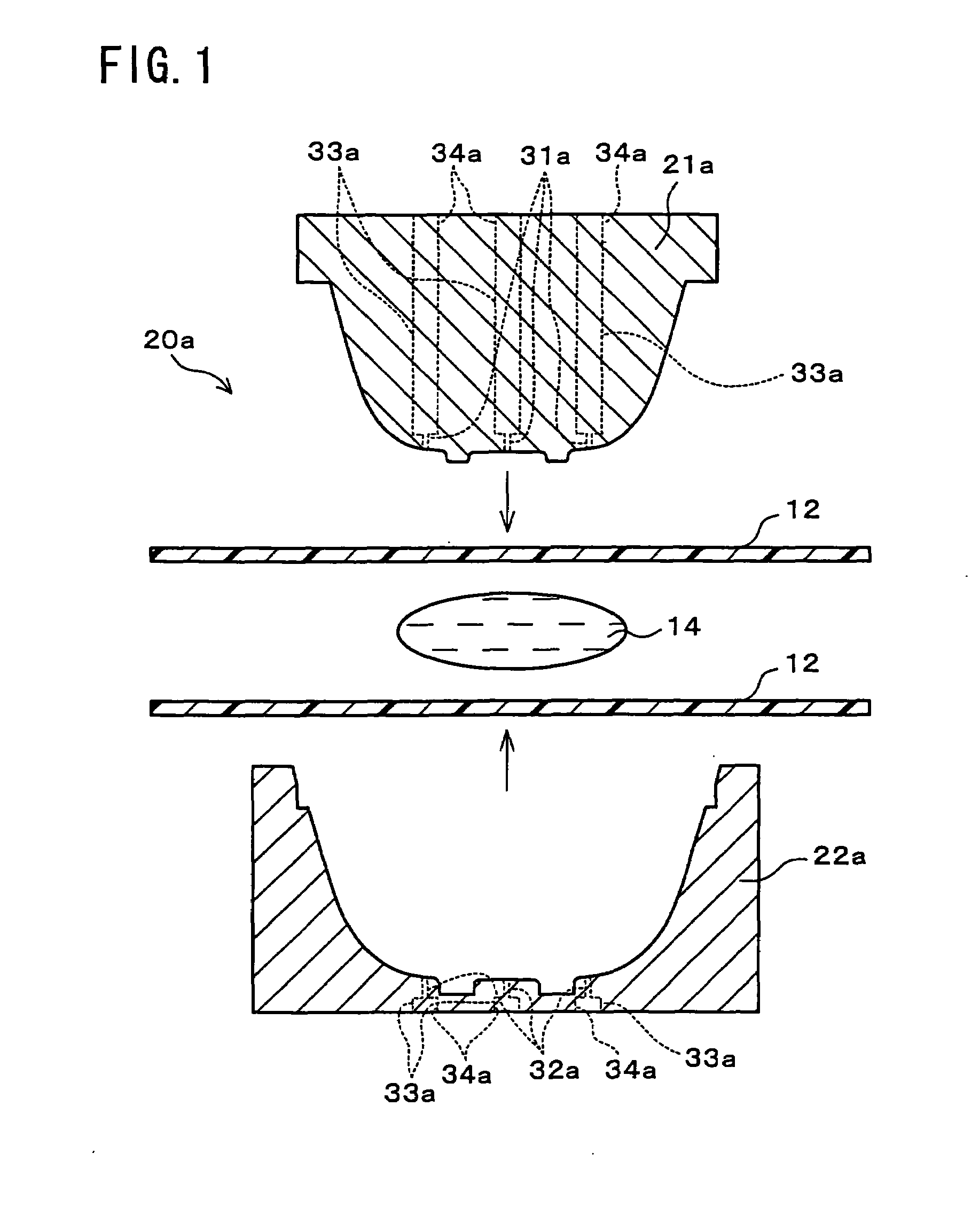 Method and mold for manufacturing biodegradable molded articles