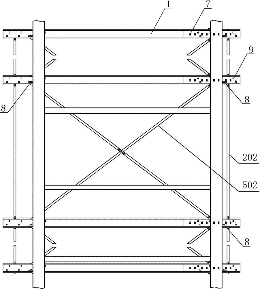 Steel structural modular prefabricating tool