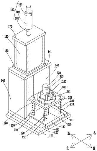 A motor magnetic tile assembly device