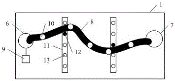 Convenient-to-use massaging waistband equipment