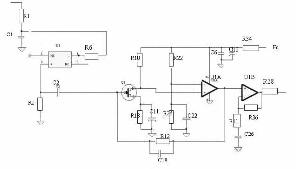 Four-element parallel tellurium-zinc-cadmium nuclear radiation detector device