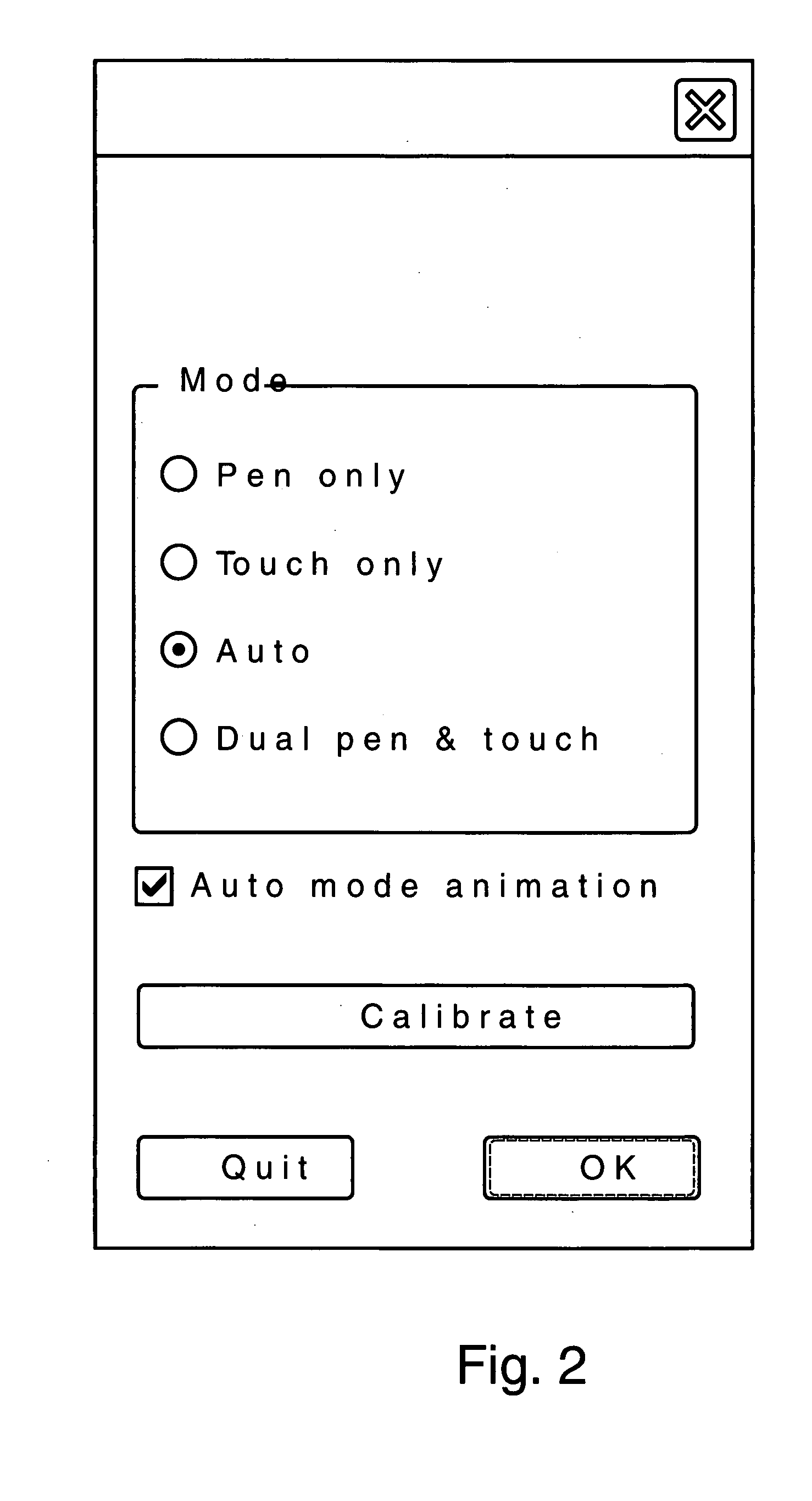 Gesture recognition feedback for a dual mode digitizer