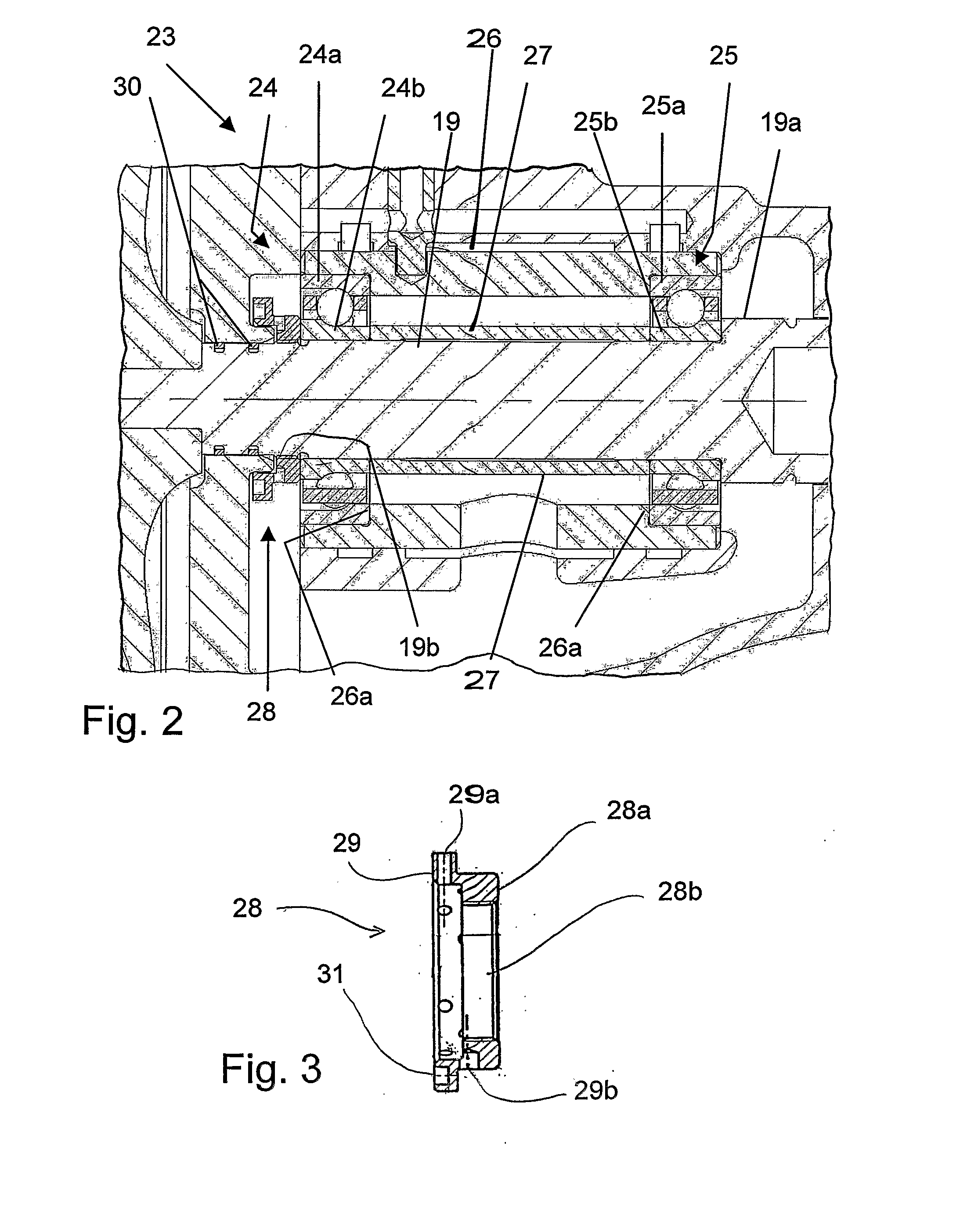 Turbo Charger Unit With Bearings For A Rotor Shaft