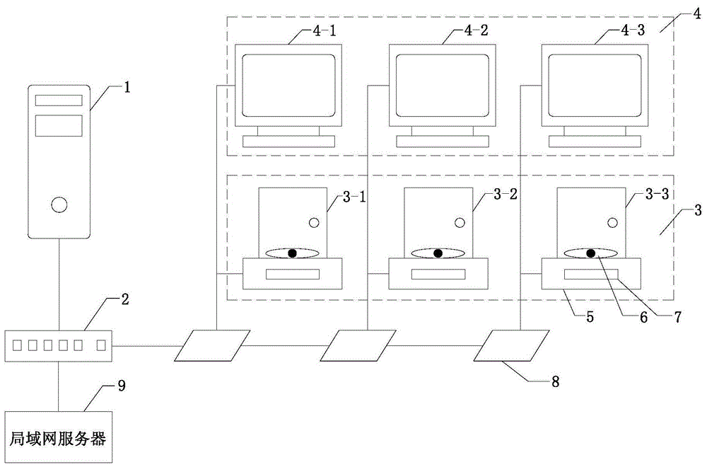 High-efficiency input device and test method for weighing data of chemical detection samples