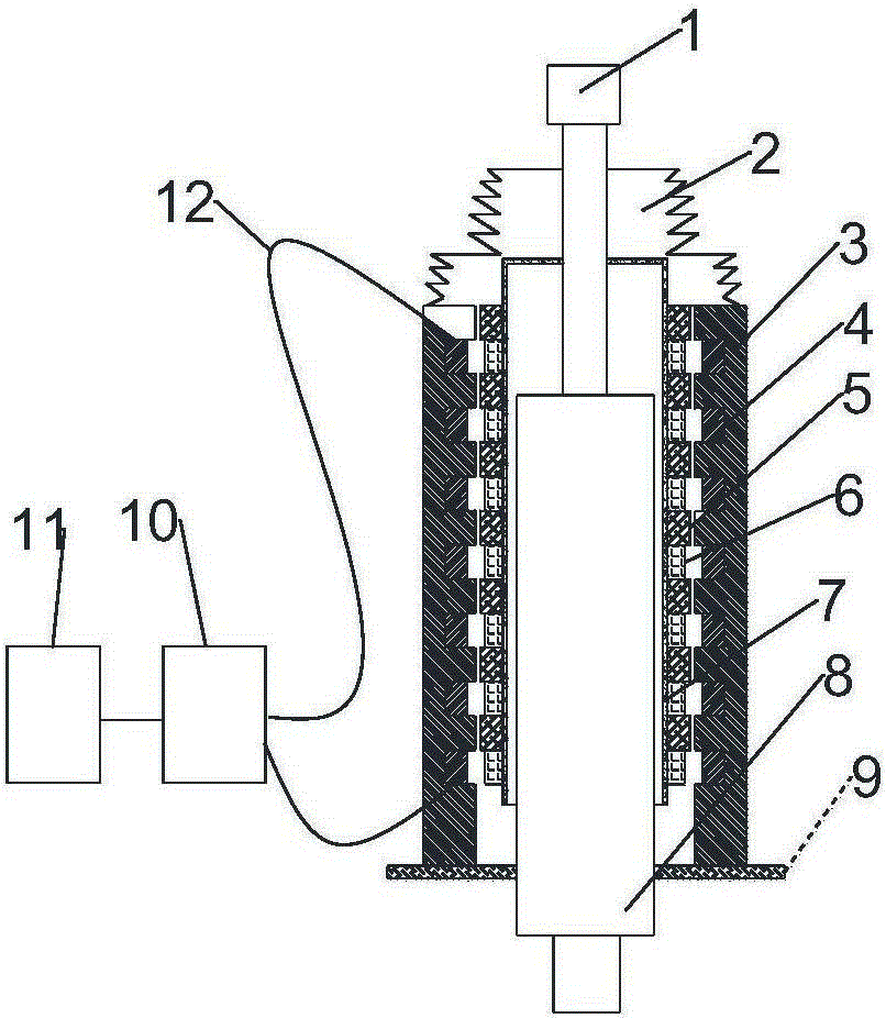 Vibration energy recovery device of automobile shock absorber
