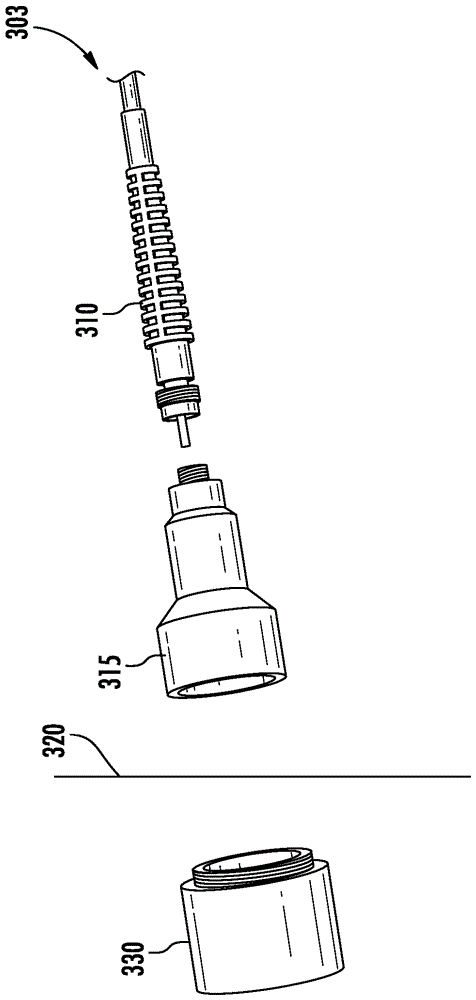 A laser safety adaptor for use in laser based imaging systems and related devices