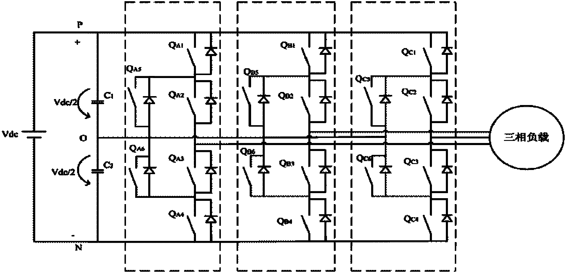 Active clamping three-level zero-voltage soft-switching converter using coupled inductor