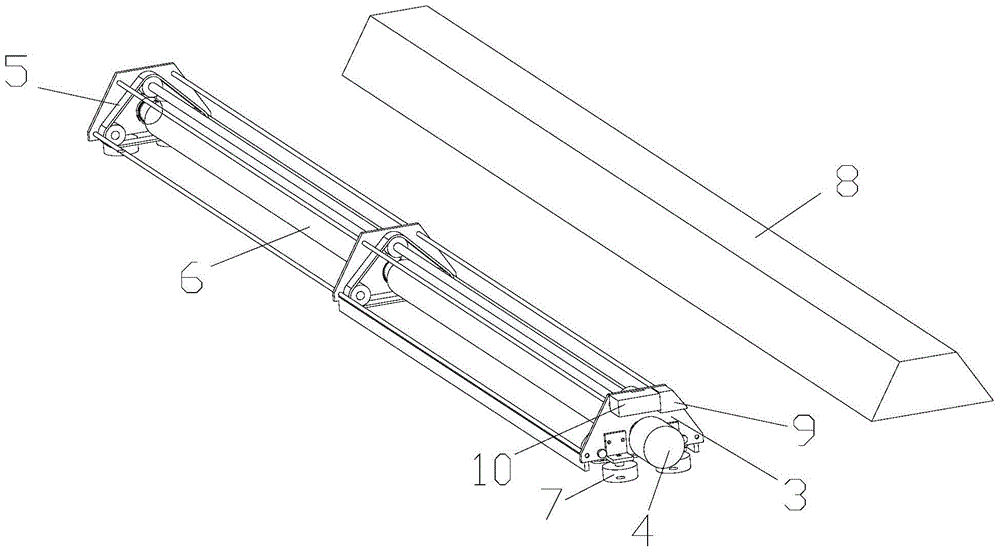 Cleaning device for photovoltaic panels
