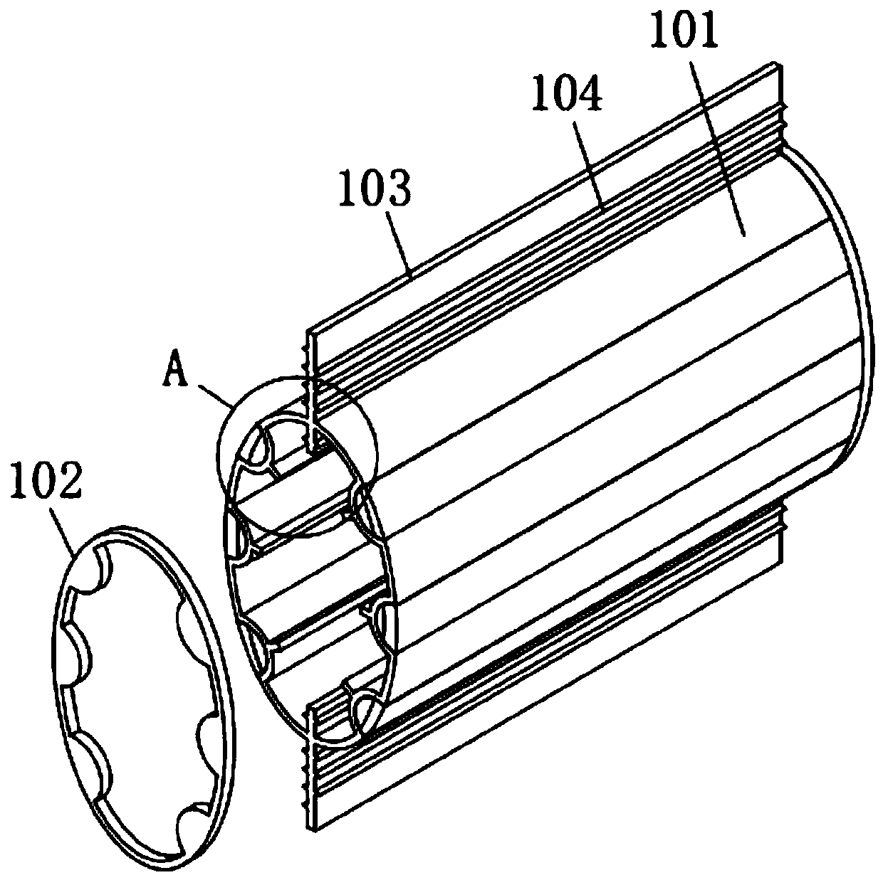 Concrete joint waterproof construction technology and construction device thereof