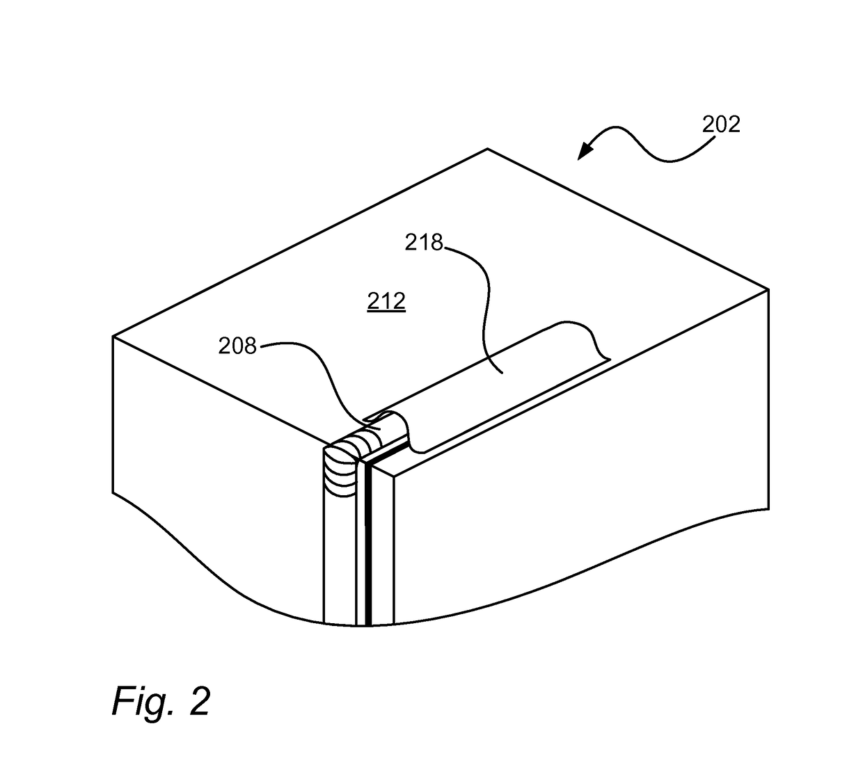 Hollow body to be attached to a package and a method for producing said hollow body