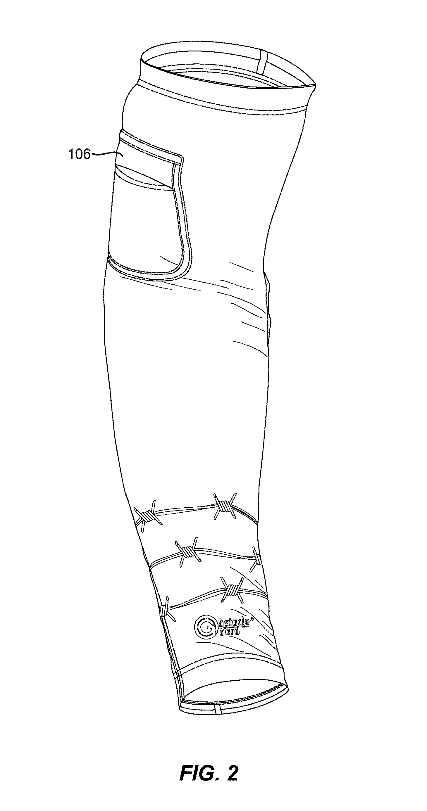 Padded limb compression sleeve