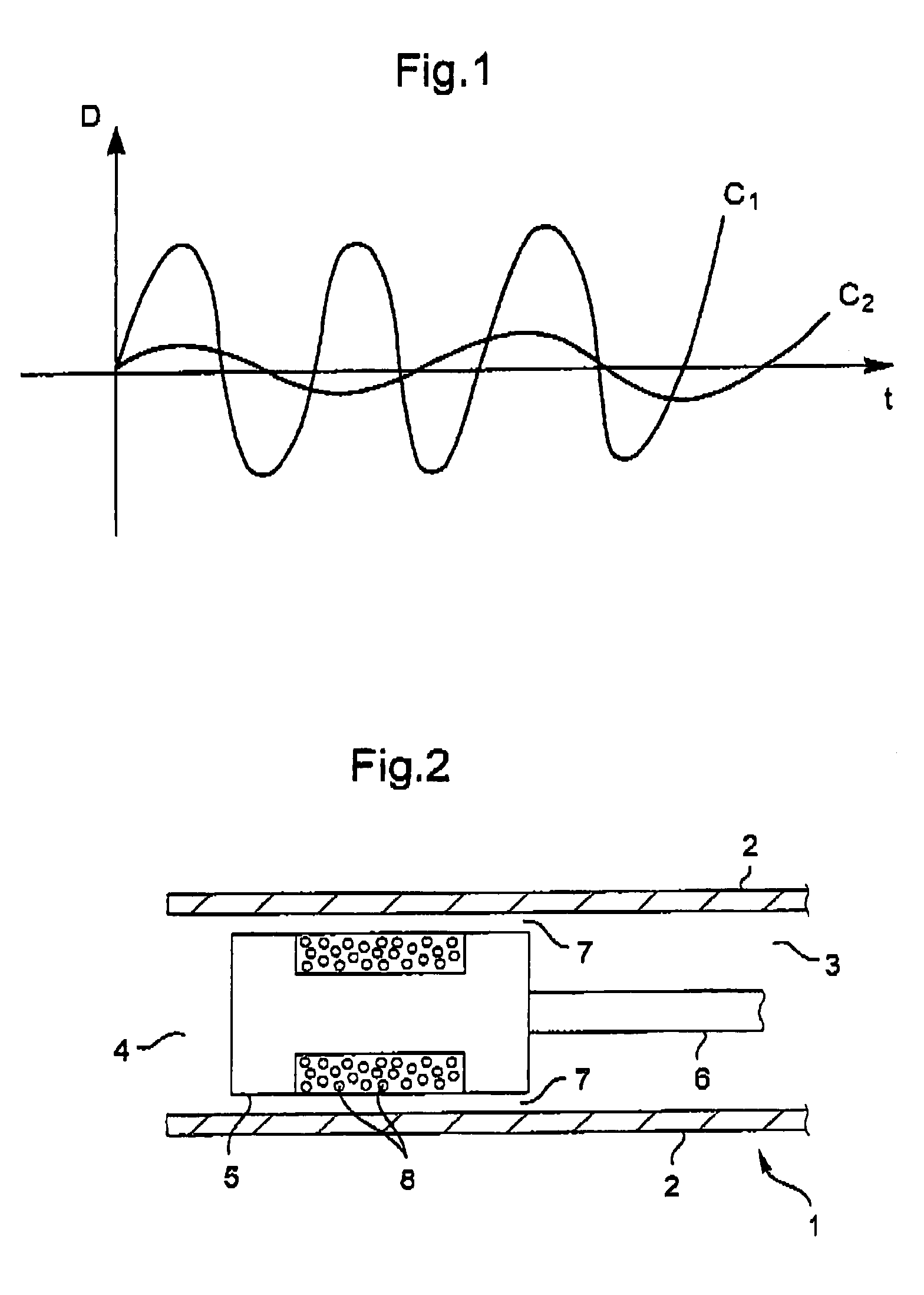 Method of controlling vibration damping in a helicopter, and apparatus implementing the method