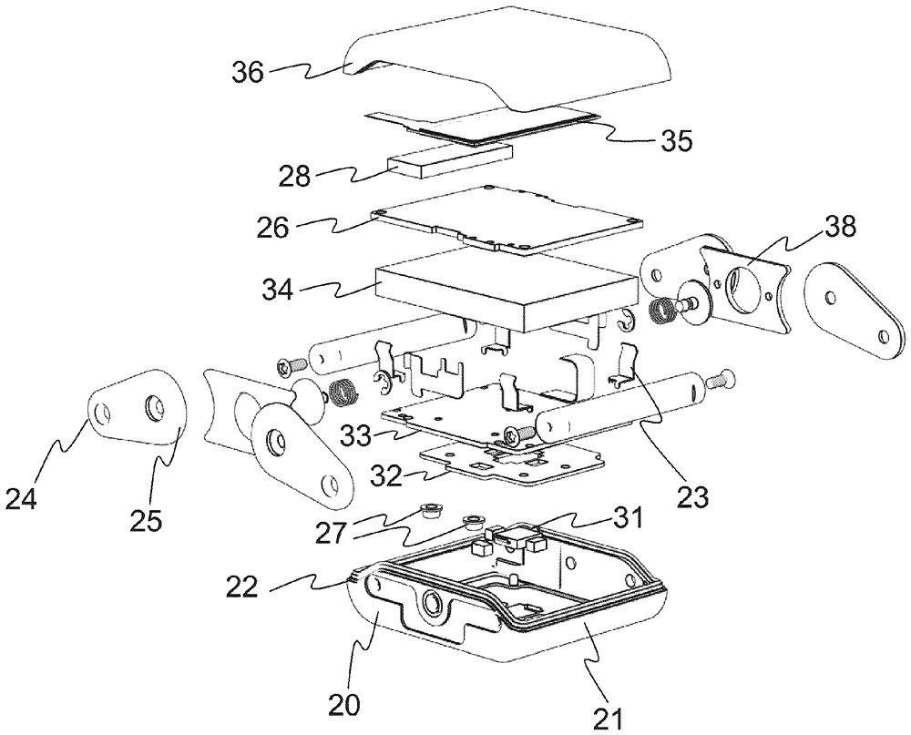 A portable biometric wrist device and a method for manufacturing thereof