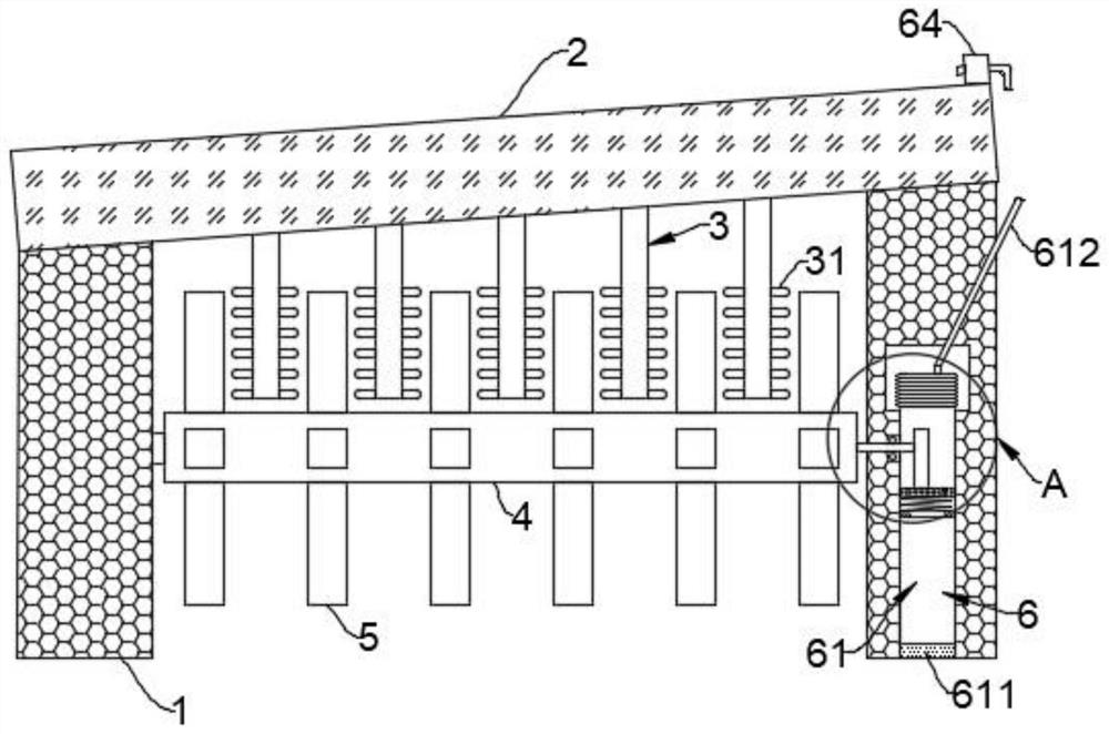 Efficient anti-corrosion device for photovoltaic cell panel and using method thereof