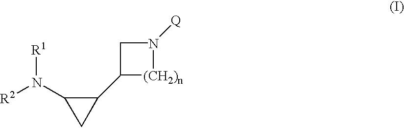 Cis-substituted aminocyclopropane derivative