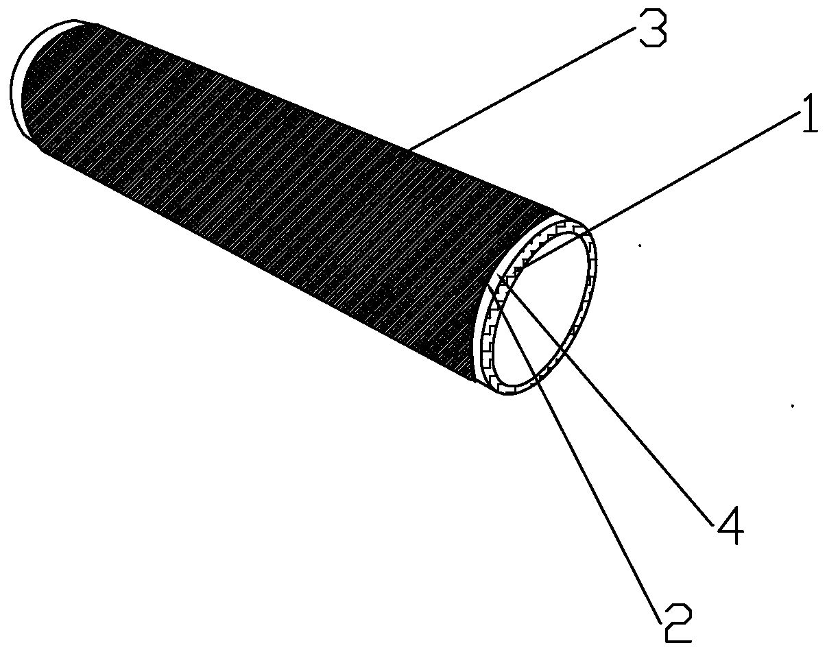 EVA seamless buffer pipe for membrane product packaging