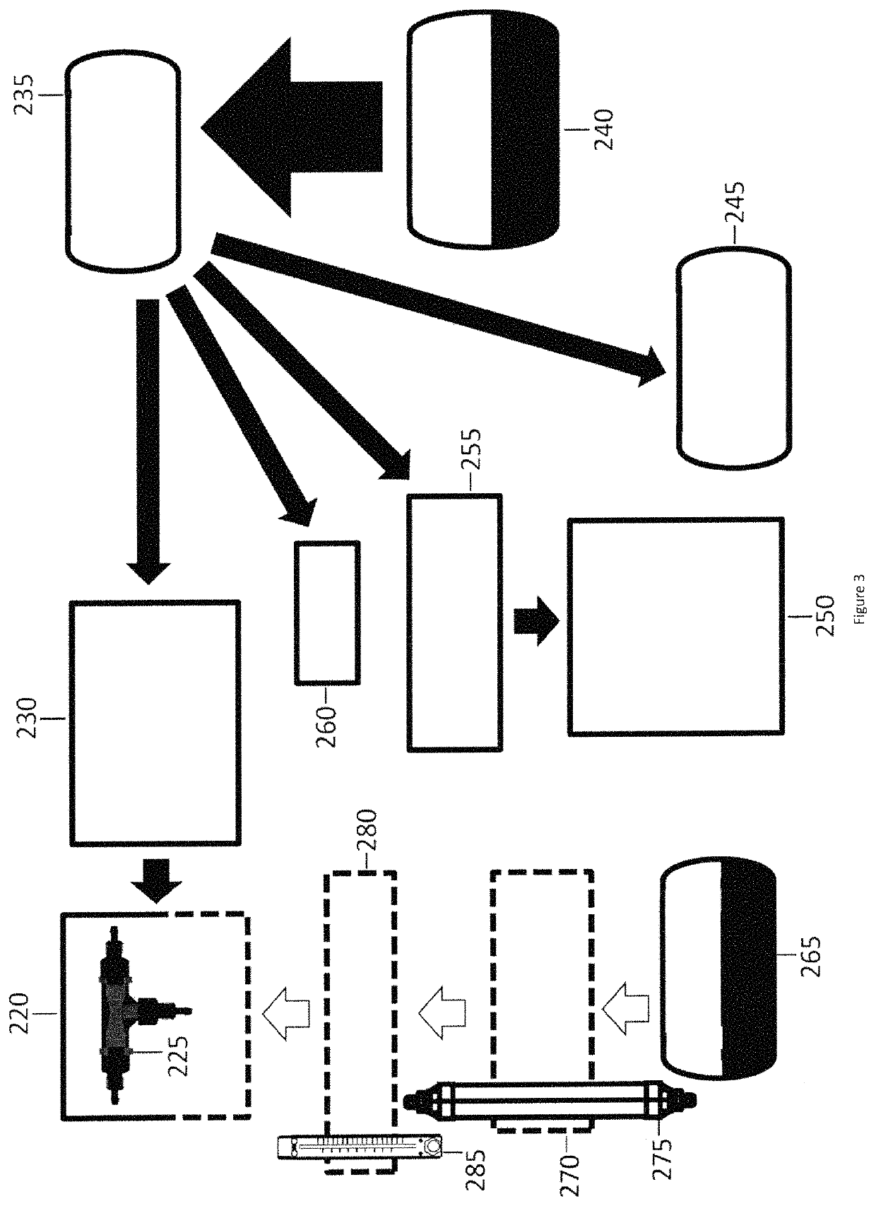 Equilibrator for rapid and continuous detection of a gas in a liquid