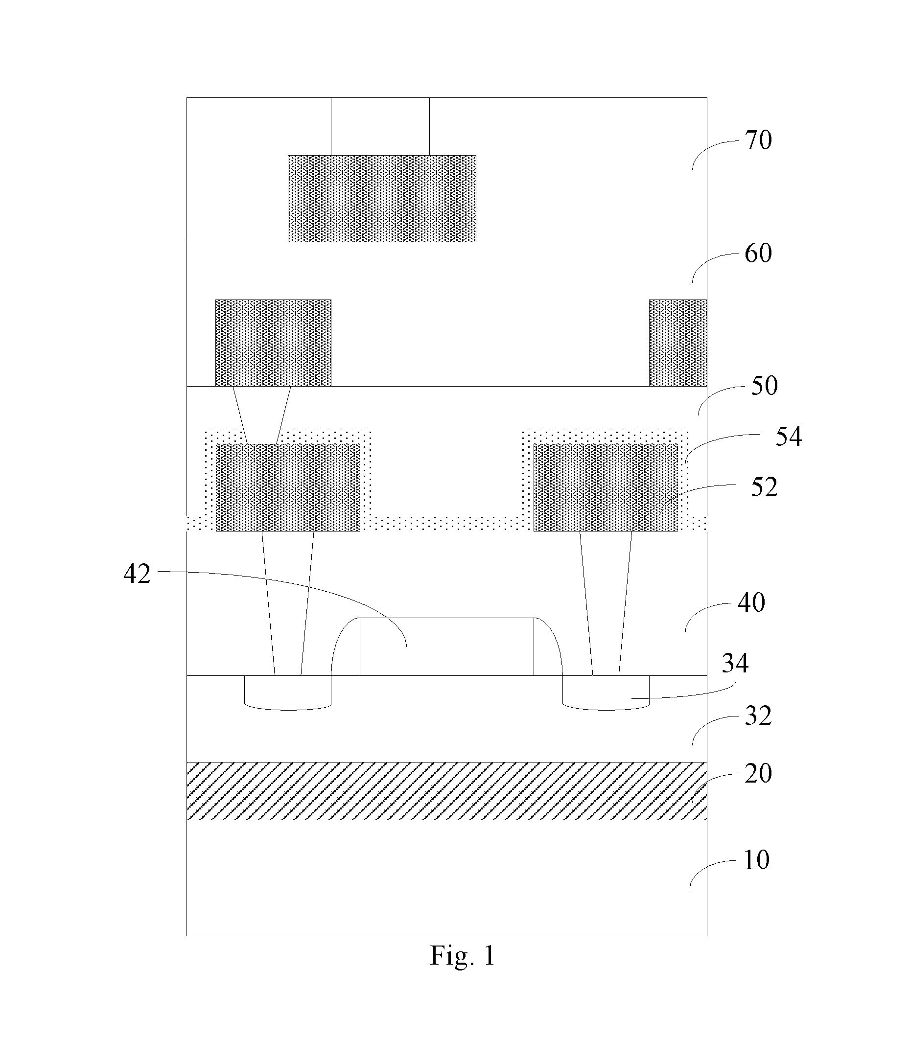 Silicon-on-insulator device and intermetallic dielectric layer structure thereof and manufacturing method
