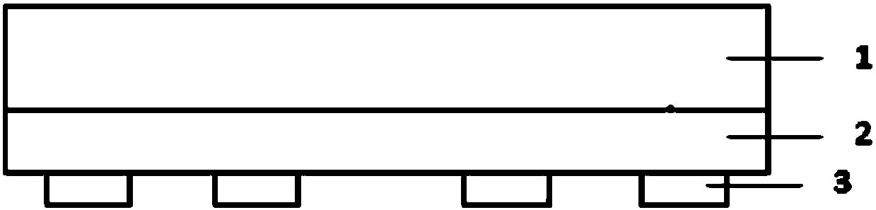 Fabrication method for patterning sapphire light giving-out surface of LED flip chip