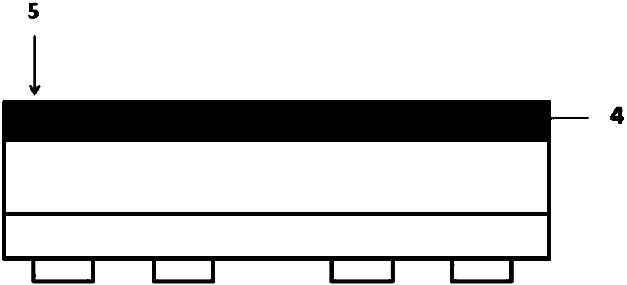 Fabrication method for patterning sapphire light giving-out surface of LED flip chip