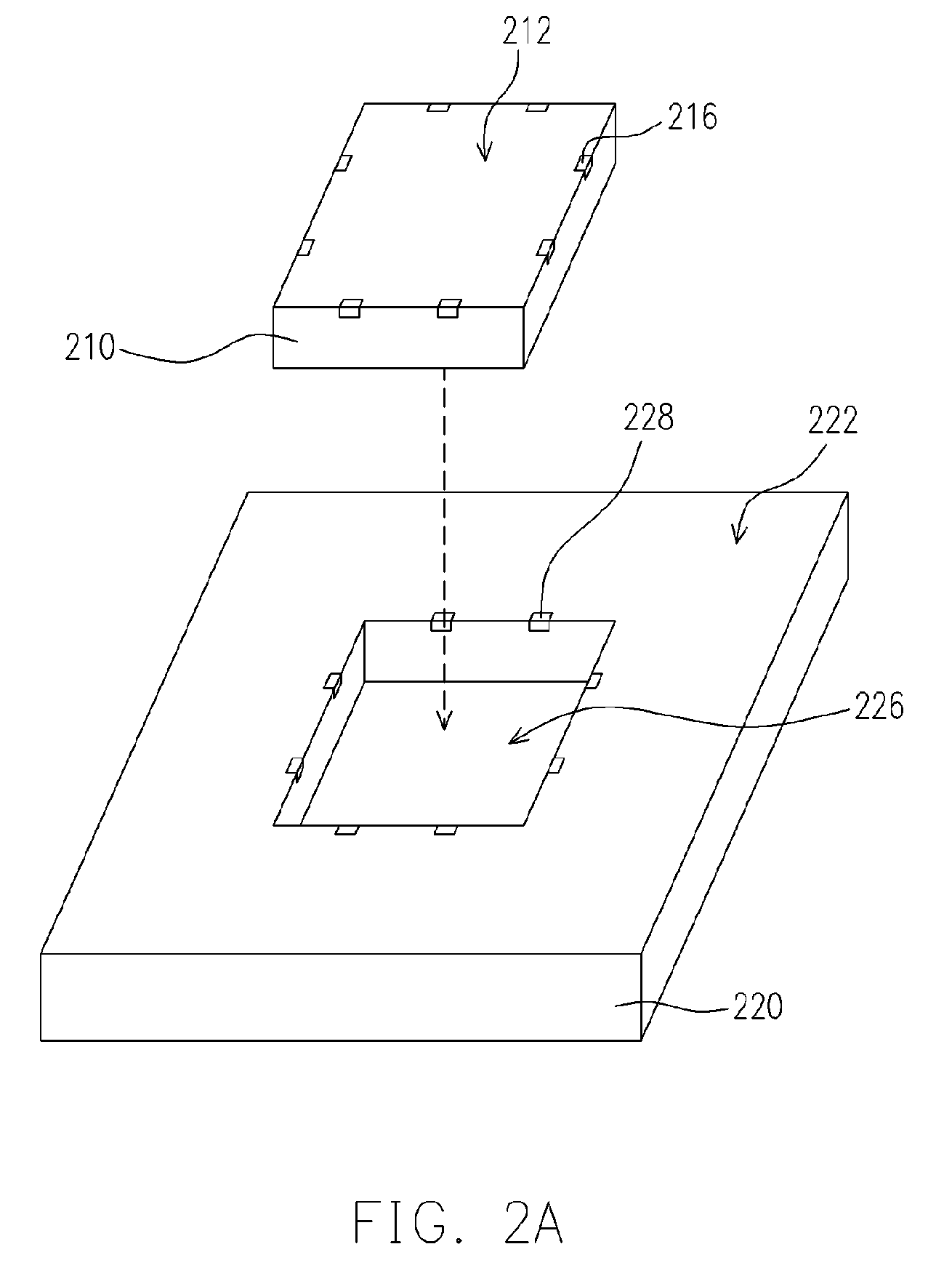 Bridge connection type of chip package and fabricating method thereof