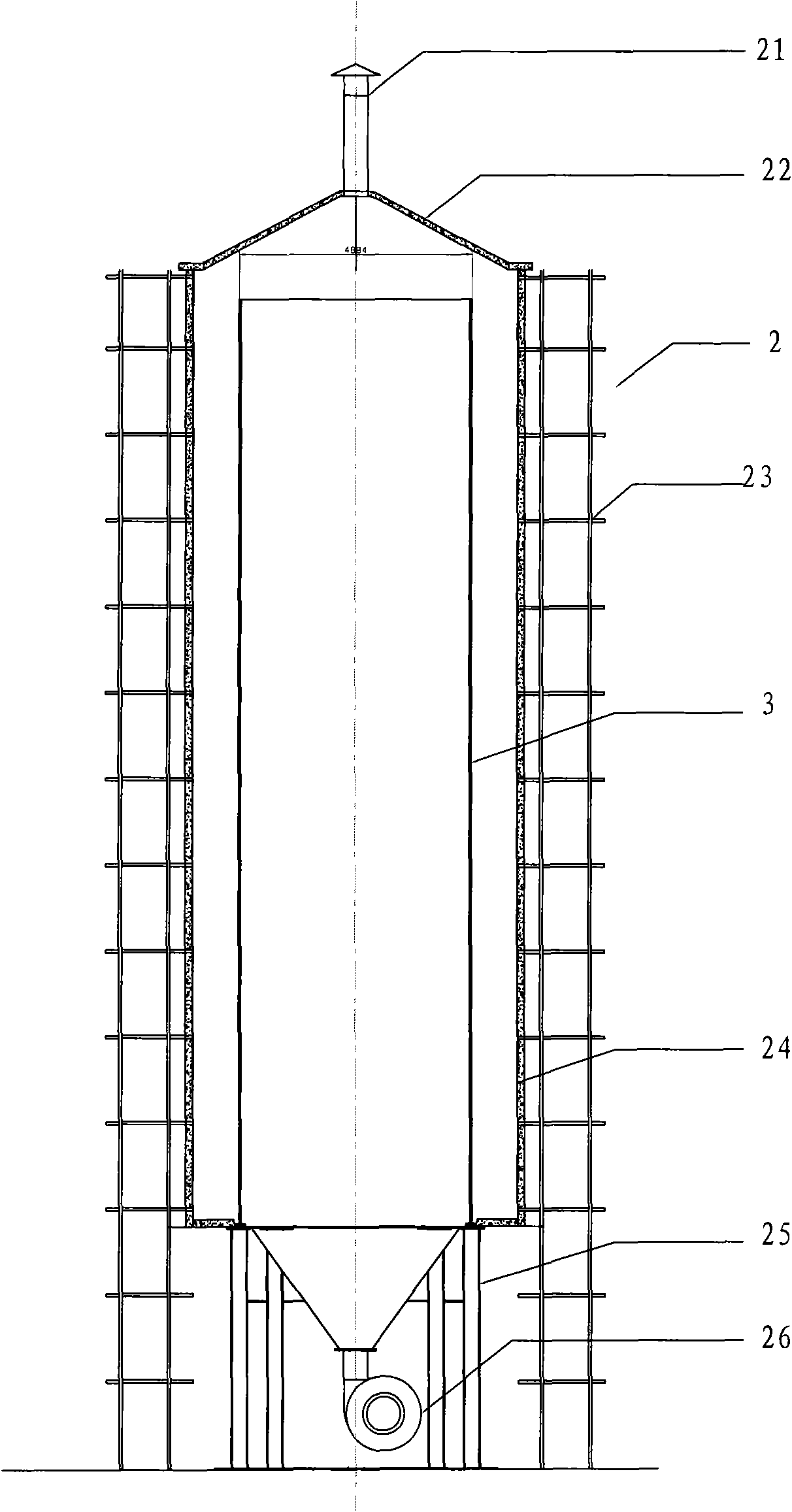 Piecewise heat treatment method of large pressure container