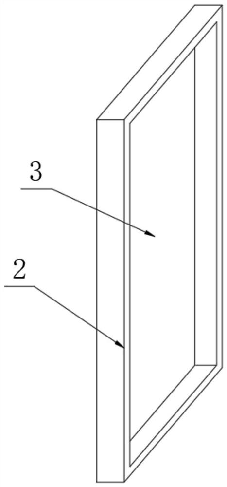 Floor surface paint spraying limiting mechanism based on wood-plastic floors