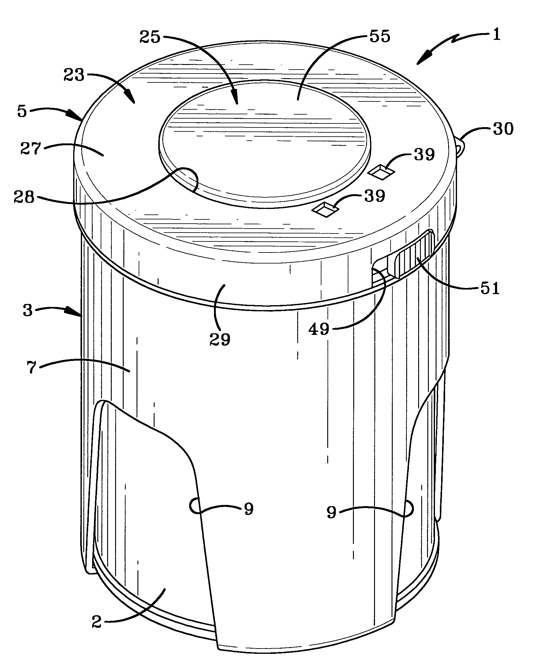Security device for cylindrical merchandise