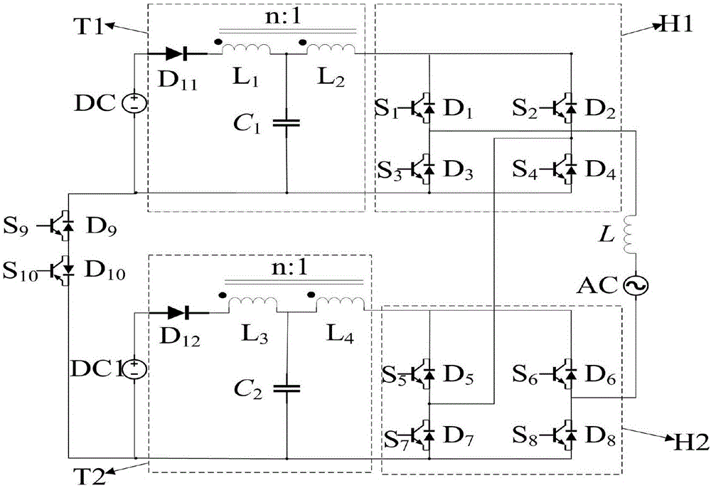 Variable-topology Trans-Z-source inverter