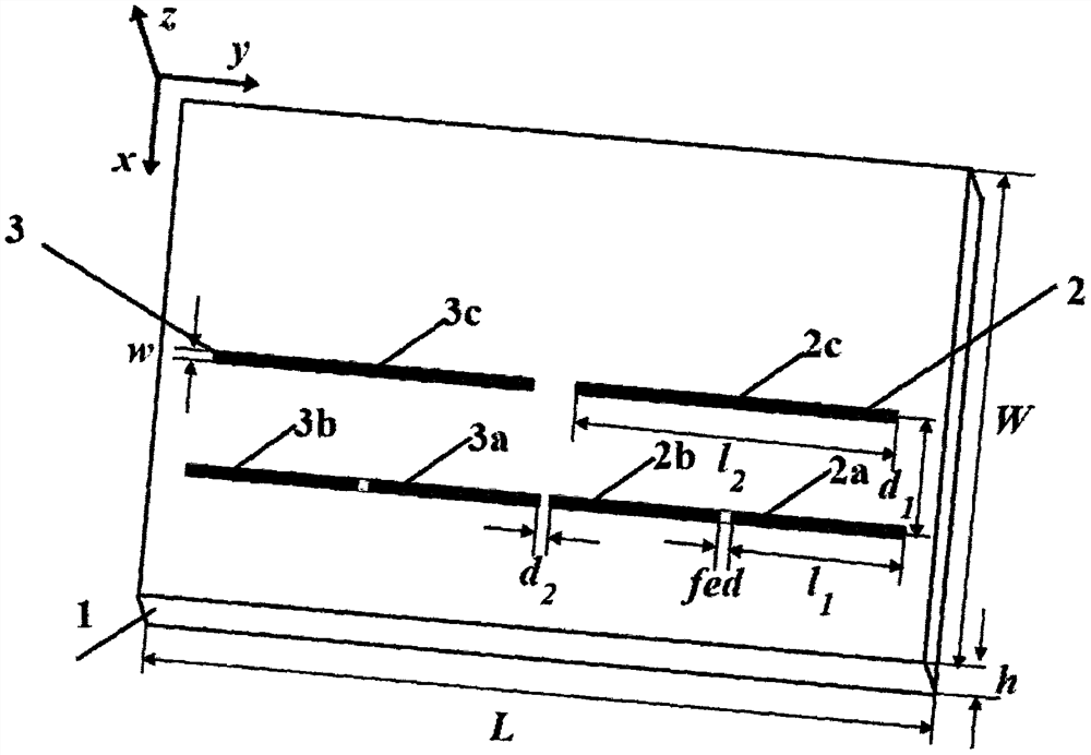 UHF near-field RFID reader antenna with reconfigurable identification area