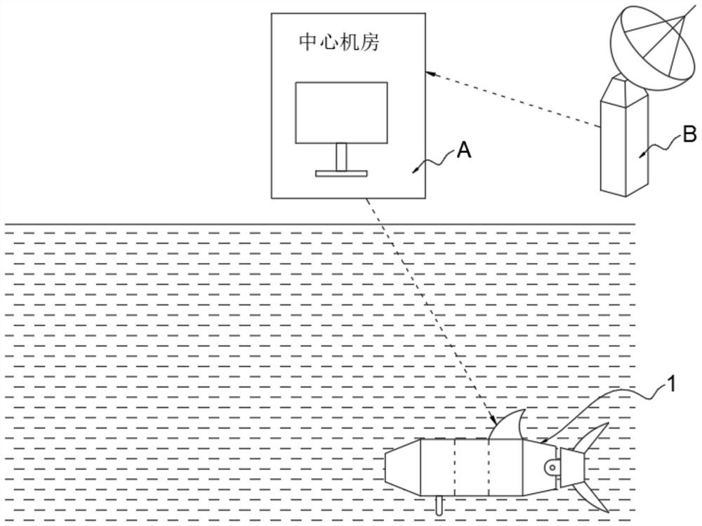 Bionic robotic fish for daily inspection of whole line of open channel