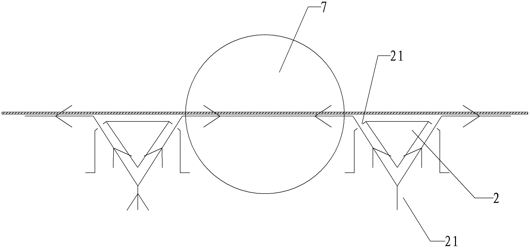 Drying channel of coating machine