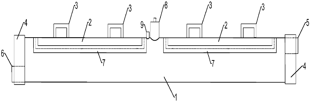 Corrosion detection method for concrete sewage pipe