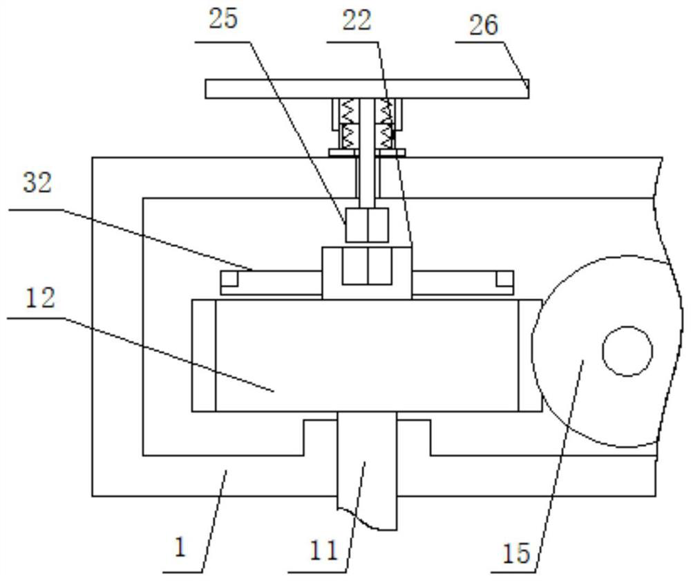 Turbine box for butterfly valve driving device